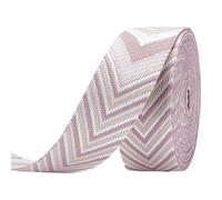 PH PandaHall 4.5m Arrow Pattern Webbing Strap, 36mm Pink Jacquard Ribbon Emobridered Woven Ribbon Purse Strap Belt for Tote Bag Backpack Shoulder Bag, Pet Collars, Sewing, DIY Crafts