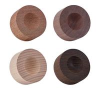 PH PandaHall 4 Colours Wooden Essential Oil Diffuser, 2 Inch Wood Aromatherapy Diffuser Small Round Fragrance Diffuser for Home Bedroom Toilet Closet Office Car Wardrobe Yoga Hall Sauna and SPA