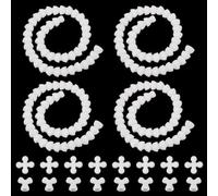 PH PandaHall 4 sets Body Joint 16mm Movable Skeleton Armature with Y and X Chest Connectors Puppet Body Figure Frame Full Body Model Soft Making Limbs and Head Joints for Teddy Bear Making DIY Crafts