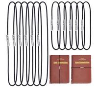 PH PandaHall 40PCS 2 Styles Elastic Straps 20-34cm Stretchy Closure Loop Jump Strap Journal Stretchy Closure Black Elastic Bookmarks Rope Straps for Office Travel Journals Planner Reader Supplies