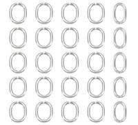 PH PandaHall 40pcs 304 Stainless Steel Open Jump Rings, 13mm Oval Linking Rings Connectors Metal Jewelry Links for DIY Jewellery Making Findings