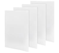 PH PandaHall 4pcs Air Conditioner Filter Pad, 16" x 12.8" x 1/4" Air Purifier Filters Cut to Fit Foam Pad White Deodorizing Mat Pre Filter Universal Carbon Sheet for Furnace AC Range Hood 3D Printer