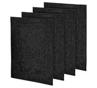 PH PandaHall 4pcs Air Conditioner Filter Pad, 16" x 12.8" x 1/4" Cut to Fit Foam Pad Black Deodorizing Mat Pre Filter Air Purifier Filters Universal Carbon Sheet for Furnace AC Range Hood 3D Printer