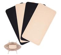 PH PandaHall 4pcs Handbag Base Shaper 2 Colors Bag Bottom Shaper Pad 9.8×5.1" Insert Cushion Base Shaper Felt Bag Base Shaper for Handbag Tote Purse Clutch Crossbody Bag Backpack Canvas Travel Bag
