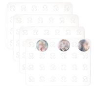 PH PandaHall 4pcs Ita Bag Inserts, 96 Holes Transparent PVC Badge Display Panel Button Pin Holder Display for Anime Badges Kawaii Decorations Cosplay Events Comic Con, 19.7x27cm