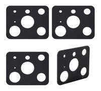 PH PandaHall 4PCS Safety Eyes Auxiliary Tool, Black Safety Eyes Insertion Tool Amigurumi Craft Eyes Tool Eyeball Gauge Board Rectangle Crochet Tools for Crochet Stuffed Animal Eyes, 3~30mm