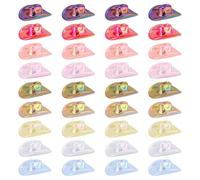 PH PandaHall 54pcs 9 Colors Acrylic Cowboy Hat Beads Mini Western Cowboy Hats Bead Small Colorful Cowboys Hat Beads for DIY Bracelet Necklace Keychain Hanging Ornament