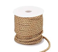 PH PandaHall 59 Feet 5mm Macrame Cord, 3-Ply Polyester Curtain Cord Satin Rope String for Curtain Tieback Gift Bags Rope Handles Handbags Handles and DIY Craft Making