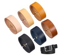 PH PandaHall 6 Colors Cowhide Leather Belt Loop Keepers, Belt Loop Ring Belts Straps Holder Retainer with Punch Hole Tool for 4cm Wide Belts Strap Hold Replacement Pants Women Men
