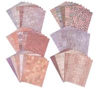 PH PandaHall 60 Sheets Dollhouse Wallpaper Self-Adhesive Flooring Stickers Miniatures Dollhouse Wall Paper Floorboard Scrapbook Paper for DIY Craft Dollhouse Accessories Journaling, 14x10cm