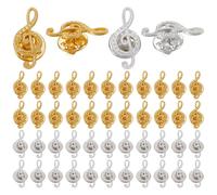 PH PandaHall 60pcs 2 Colours Alloy Music Note Lapel Pins Gold Silver Brooch Pin 0.87 Inch School Activity Awards for Gifts Music Festival Hats Scarves Handbags Hair Accessories DIY Crafts