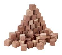 PH PandaHall 60pcs Cedar Blocks for Clothes Storage, Aromatic Red Ceder Blocks Scented Cedar Wood for Closet Drawers Wardrobe Freshener Odor Eliminating Home Accessories, 0.75" x0.75"x0.75"