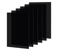PH PandaHall 6PCS Acrylic Sheet 3mm Thick Black Plastic Sheet | Acrylic Panels, Translucent Sheets Board for Cutting Engraving Signs Printing DIY Projects Picture Frame, 18x12cm