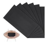 PH PandaHall 6pcs Black Handbag Base Shaper, 9.8 x 5 Inch Bag Purse Bottom Insert Plastic Bag Stabilizer Bag Liner Board Rectangle Sheet for Handbag Tote Leather Purse Bag Backpack Knitting Bag