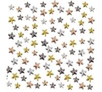 PH PandaHall 800pcs 8 Styles Star Resin Fillers, Nail Cabochons