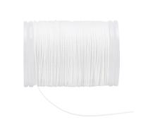 PH PandaHall 82 Yards Waxed Cord, 0.6mm White Wax Cord Waxed Round Beading Crafts String Wax Threads for DIY Beading Bracelet Necklaces Dreamcatcher Jewellery Macrame Sewing Project