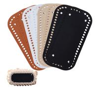 PH PandaHall 8pcs 9.8x4.7 inch Bag Bases for Crochet, 4 Colors Rectangle Bag Bottom Felt Basket Bottom Crochet Basket Fabric Base for Handbag Tote Bag Storage Baskets DIY Yarn Bag Weaving Crafts