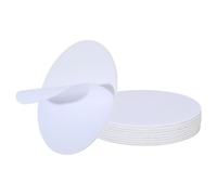 PH PandaHall 8pcs Lamp Base Felt 15cm White Felt Furniture Pads Round Fabric Felts Pads Self Adhesive Felts Tape Non-Slip Protection Pad Mats for Furniture Floors Protector DIY Craft, 3.5mm Thick