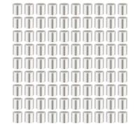 PH PandaHall 90pcs 925 Sterling Silver Crimp Beads for Jewelry Making 2mm Crimping Bead Silver Crimp Tubes Spacer Beads End Stopper Bead for Necklace Bracelet DIY Decoration