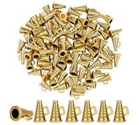 PH PandaHall 90PCS Megaphone Cheer Charms Antique Golden Loudspeaker Dangle Pendants Mini Cheerleading Trumpet Charms Tibetan Horn Pendants for DIY Crafts Necklace Bracelet Earring Jewellery Making