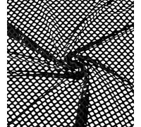 PH PandaHall Black Mesh Fabric by The Yard 2-Way Stretch Netting Fabric 1.6m Wide Big Hole Diamond Mesh Fabrics Slightly Spandex Fabrics for Sewing Costume Dresses DIY Crafts Home Decor