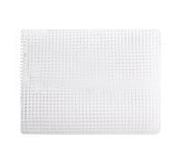 PH PandaHall Blank Rug Hooking Mesh Canvas, 100 x 75cm White Latch Hook Canvas Polyester Tapestry Mesh Fabric for Rug Carpet Embroidery Coasters Making DIY Crafts, 5x5mm Grid
