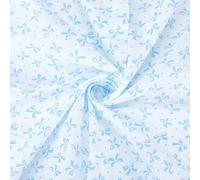 PH PandaHall Bow Print Fabric by The Yard Bowknot Cotton Fabrics 1.6m Wide Blue Bow-tie Crafts Fabric Bowknot Decorative Fabrics for Sewing Clothing Quilting Patchwork Indoor Outdoor Decor