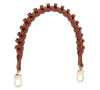 PH PandaHall Braided Purse Strap, 1pc 44.7cm/17.6" PU Leather Bag Strap with Swivel Clasps Short PU Leather Handbag Handle for Women Replacement Handbag Tote Bag Purse Bag Making Supplies,