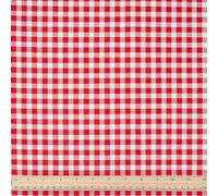 PH PandaHall Checkered Fabric 1.6m Wide Red Plaid Fabrics by The Yard Gingham Cotton Fabric Tartan Pattern Crafts Fabrics for Sewing DIY Crafting Apparel Quilting Tablecloths Curtains Decor