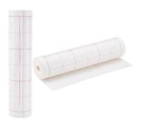 PH PandaHall Chinese Calligraphy Xuan Paper, Rice Paper Brush Writing Sumi Papers with Grids for Beginners Student Kanji Japanese Calligraphy Practice, 10cm/Grid, 35cmx50m, White