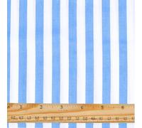 PH PandaHall Cotton Stripe Fabric by The Yard Blue White Striped Fabric 1.6m Wide Stripes Sewing Fabrics Striped Decorative Fabrics for DIY Craft Costume Dress Quilting Patchwork Upholstery