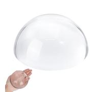 PH PandaHall Crystal Dome, 3.9"x1.8" Paperweight Magnifying Dome Clear Magnifying Lens Crystal Ball Magnifyings Reading Half Dome for Reading Blueprints Maps Newspapers Office Desk Home