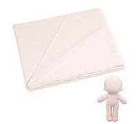 PH PandaHall Doll Making Fabric 1.6m Wide Skin Tone Fabric Doll Skins Cloth Fabrics Plush Surface Skin Fabrics Sewing Material for Crafting Puppet Crochet Apparel Bags Home Decor, 1m