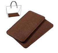 PH PandaHall Felt Base Shaper 2pcs Purse Shaper, 23x12.5cm Arc Corner Handbag Bags Liner Board Insert for Tote Bag Crochet Bag Knitting Bags Backpack Canvas Travel Bag, 8mm Thick