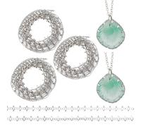 PH PandaHall Gallery Wire 3m Jewellery Bezel Strip Copper Craft Wires Metal Bezels Strip Gemstone Bezel Wire for DIY Handmade Necklace Earring Bracelet Jewellery Making Women, Platinum Color