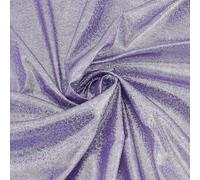PH PandaHall Metallic Foil Fabric 1.6m Wide Stretch Shiny Laser Fabric Purple Magic Iridescent Foil Fabrics Spandex Stretch Fabrics for Dancewear Crafts Costumes Decoration, 1m