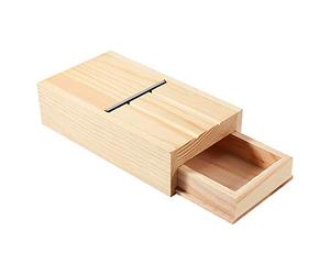 PH PandaHall Soap Cutter Drawer Box, Wooden Soaps Beveler Planer Wooden Soap Candle Mould Soaps Trimming Tool for Handmade and Candles Trimming DIY Craft Making