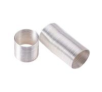 PH PandaHall Steel Memory Wire for Ring Making, 100 Loops Strong Jewellery Wire Sliver Beading Wires for DIY Ring Earring Craft Jewellery KeychainCraft Making, 2.2cmx0.6mm/20 Gauge