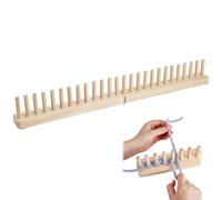 PH PandaHall Wooden Knitting Loom Chunky Blanket Kit Foldable Knitting Board Yarn Crochet Loom Portable Wood Looms Frame for Blankets Weaving DIY Hand Yarn Crafts Beginners Gifts Home Decor