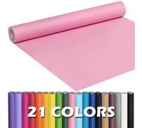PH PERKHOMY Light Pink Kraft Paper Roll 17.5" x 960" (80') for Gift Wrapping Bouquet Flower Art Painting Craft Writing Packaging Shipping 80GSM 55LB (Light Pink, 17.5" x 80')