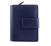 ph PRIMEHIDE Isabella Verona Soft Leather Trifold Purse for Women with RFID Protection, 10 Card Slots, ID Window, Large Zipped Coin Pocket, Note Compartment and Tab Fastener