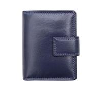ph PRIMEHIDE Isabella Verona Soft Leather Trifold Purse for Women with RFID Protection, 10 Card Slots, ID Window, Large Zipped Coin Pocket, Note Compartment and Tab Fastener