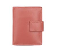 ph PRIMEHIDE Isabella Verona Soft Leather Trifold Purse for Women with RFID Protection, 10 Card Slots, ID Window, Large Zipped Coin Pocket, Note Compartment and Tab Fastener
