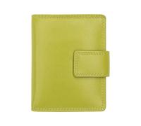 ph PRIMEHIDE Isabella Verona Soft Leather Trifold Purse for Women with RFID Protection, 10 Card Slots, ID Window, Large Zipped Coin Pocket, Note Compartment and Tab Fastener