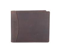 ph PRIMEHIDE Men's Genuine Leather Bifold Wallet with RFID Protection, Slim Design, 8 Card Slots & Note Compartment, Durable Card Holder for Everyday Carry, Business & Travel, (Brown)