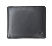 ph PRIMEHIDE Nappa Leather Wallet for Men - Durable Slim Wallet with Coin Pocket, ID Window - Multiple Card Slots Men's Wallets - Classic Bifold Wallets for Daily Use or Travel - Black