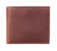 ph PRIMEHIDE Oil Pull Up Leather Trifold Wallet for Men, RFID Blocking with Centre Overflap, 12 Card Slots, ID Window & Note Compartment, Slim Card Holder for Business, Travel & Everyday Use (Cognac)