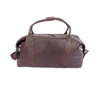 ph PRIMEHIDE Rica Large Leather Duffle Bag - Premium Travel Bag with Shoulder Strap, Laptop Sleeve - Carry On Duffel Bag for Travel, Gym, Overnight Use - Multiple Pockets Weekend Holdall Bags
