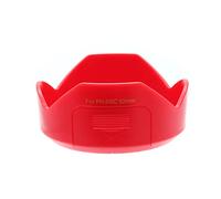 PH-RBC Lens Hood for Pentax SMC DA 18-55mm F3.5-5.6 AL WR Lens Bayonet Mount (Red)