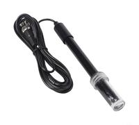 pH Replacement Electrode Probe with BNC Q9 Connector for pH Meters and Controllers - Plastic Body, Colloidal KCl Filled, 2.95m Cable Length, L(2.95m)